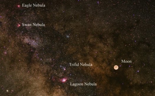 塔吉克斯坦上空的月全食